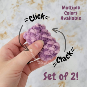 Crochet Snapping Fidget Toys (Set of 2)